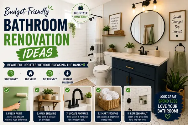 Budget-friendly bathroom renovation ideas for a stylish and affordable makeover